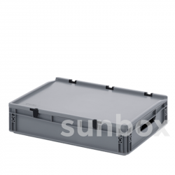 15L Container with hinged lid (60x40x7,5cm)